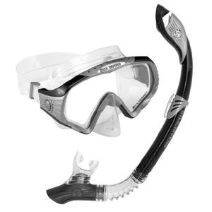 Careta Y Snorkel De Buceo U.s. Divers Color Negro