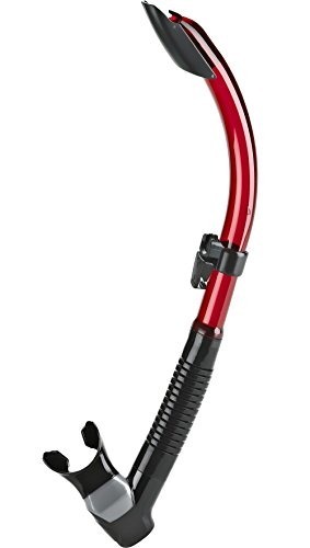 Snorkel De Buceo Phantom Aquatics Color Negro Y Rojo