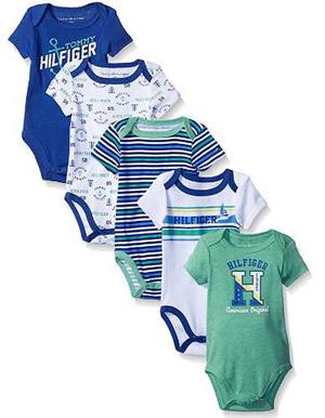 Tommy Hilfiger Bodysuit Navy Green Ropa Bebe Niños 0-9