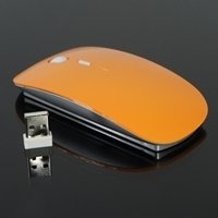 Topcase Naranja Usb Ratón Inalámbrico Óptico Para