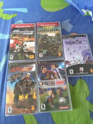 5 Juegos De Psp En Su Empaque Original