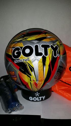Balon Golty Invictus Futsala Para Sintetica Oficial Fpc