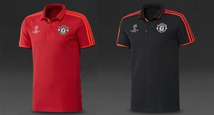 Camiseta Polo Manchester United  Champions League