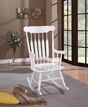 Home Chairs Coaster Home Furnishings Silla Mecedora Blanca