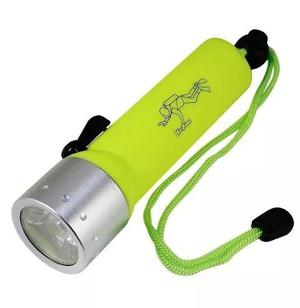 Linterna Luz Led Sumergible Para Buceo - Verde