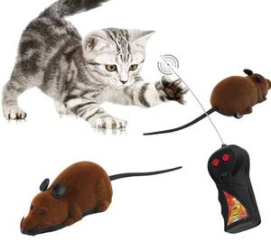 Raton A Control Remoto - Juguete Para Gato O Perro