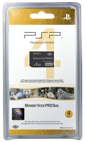Sony 4 Gb Memory Stick Pro Duo Para Psp