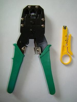 Combo Ponchadora Para Rj45, Rj12 Y Rj11 Con Pela Cable