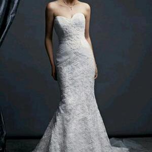 Vestido novia, marca Oleg Cassini