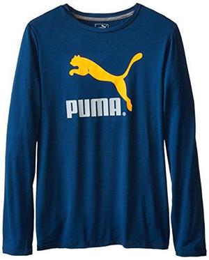 Camiseta Puma Manga Larga Muchacho 8-20, Grande