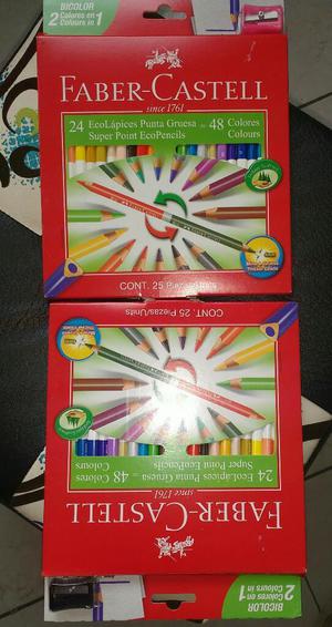Colores Fabercastell 24 Doble Punta