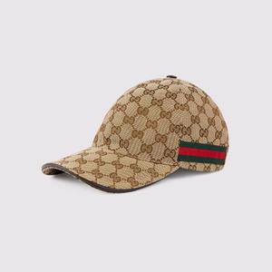 Gorra Gucci Gg Canvas Baseball Hat With Web Original