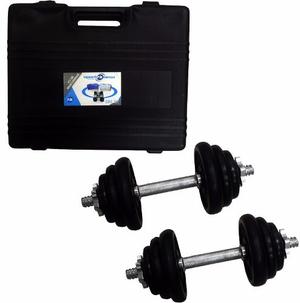 Pesas Mancuernas Kit 23kg Sportfitness Ejercicio De Gimnasio