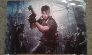 Afiche Del Juego Resident Evil 4 Edicion Limitada Mas Regalo