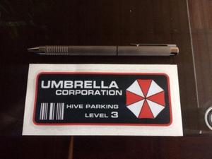 Calcomania Stickers Resident Evil Umbrella Corporation Parki