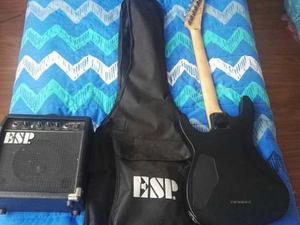 Guitarra Eléctrica Edicion Especial Esp Con Amplificador !!