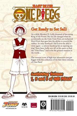 Libro De Manga One Piece: East Blue 1-2-3