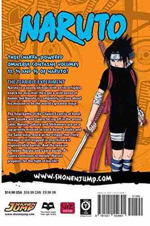 Manga Naruto (3-en-1), Vol. 5: Incluye Vols.  Amp; 1
