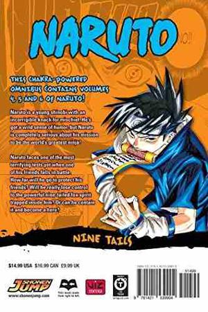 Manga Naruto (3-en-1), Vol. 6: Incluye Vols 4, 5 Amp; 6