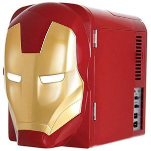 Marvel Ironman Mini Frigorífico, Rojo / Dorado, 4 L
