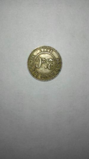 Moneda de 2 Centavos Y Medio de 