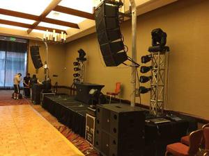 Sistema Line Array Musicson Duglas 8 Autocolgado.