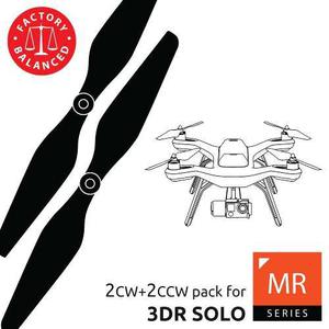 3dr Solo Propellers Upgrade Set Negro - X4 Hélices: