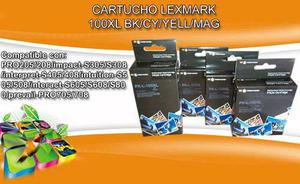 Cartucho Lexmark 100/xl.nuevos Genericos Series 300