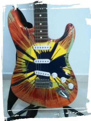 Guitarra Eléctrica Fender Stratocaster Mexicana con un