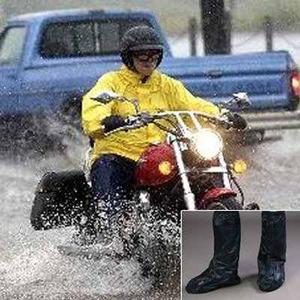 Impermeable Para Botas Motocicleta Con Cremallera Lateral