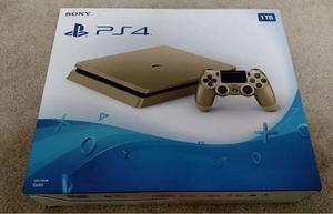 PS4 Slim de Oro de 1 tb de Sony PlayStation 4