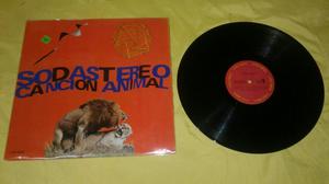 Soda Stereo Canción Animal/ Lp Cbs Origi