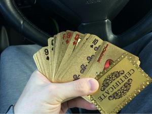 Baraja Poker Golden Cartas