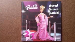 Cuento Libro Barbie ¡Luces! ¡Camara! ¡Barbie! 2 Cuentos