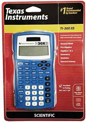 Calculadora Científica Texas Instruments Ti-30x Iis Azul