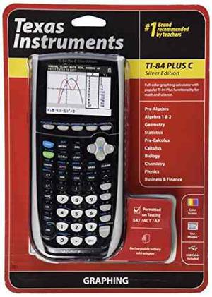 Texas Instruments Ti-84 Plus C Silver Edition Calculadora...