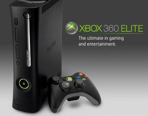 Xbox 360 Elite Placa Jasper 2 controles Disco Duro 120 Gigas