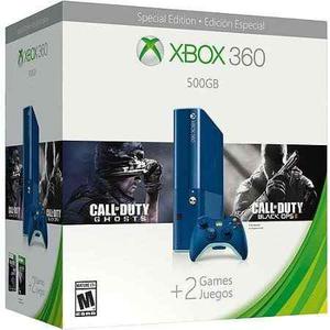 500gb De Xbox 360 Edición Especial Consola Azul Paquete