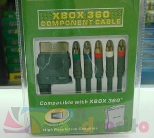 Cable Componente Xbox 360 Tv Hdtv Rca Audio Video p New