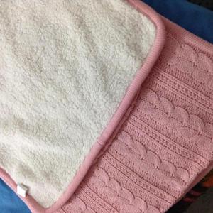 Cobertor en Lana con felpa fino nuevo sin uso