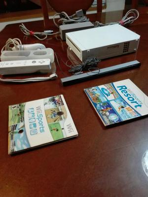 Consola Wii Y Cuatro Juegos Originales