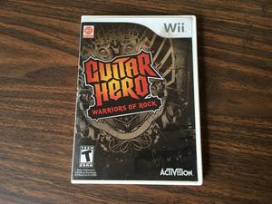 Guitar Hero Warriors Of Rock Para Wii Usado