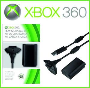 Kit Carga Y Juega Xbox 360 Bateria Recargable ma