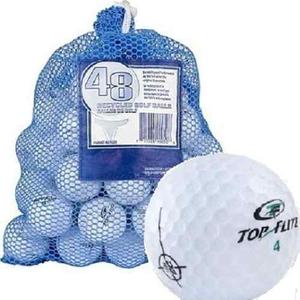 Top Flite 48 Bolas De Golf Recicladas En El Bolso De Mall...