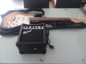 Guitarra Electrica Nueva con Amplificador