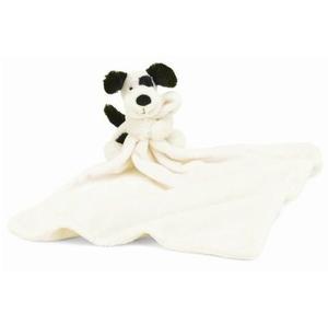 Jellycat Bashful Cachorro Negro Y Blanket Baby Cream Comfort