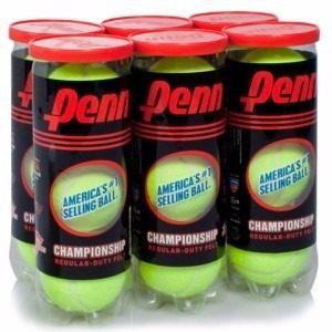 Pelotas De Tenis Penn 6 Tubos De 3 Bolas Torneos Regularduty