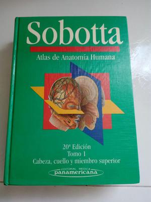 Vendo Atlas de Anatomía Humana Sobotta