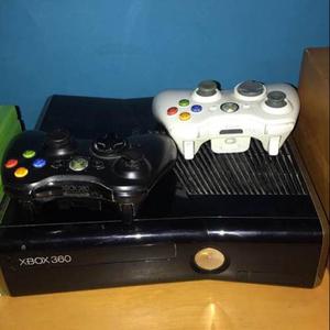 Xbox 360 Slim 250gb 3 Controles, Juegos Externos, E Internos