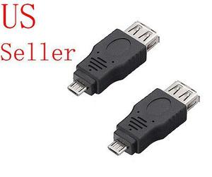 2 X Usb 2.0 Hembra A Micro Usb Macho De 5 Pines Usb Macho M